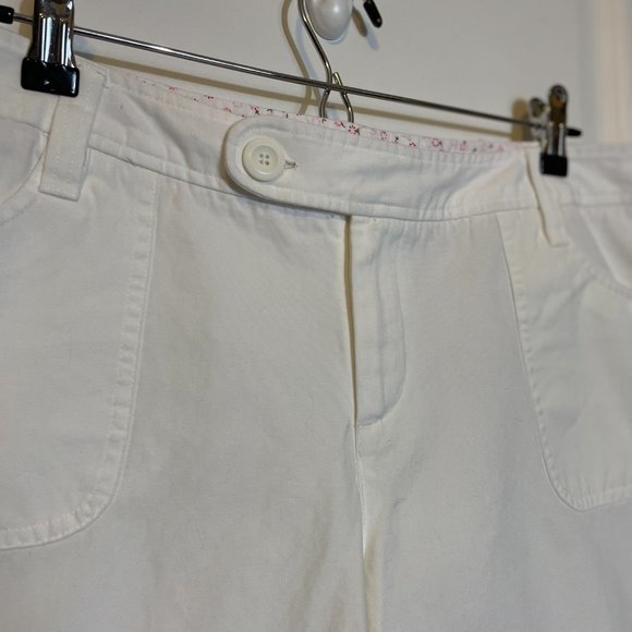 Duck Head White Cotton Khaki Bermuda Shorts - Picture 3 of 6